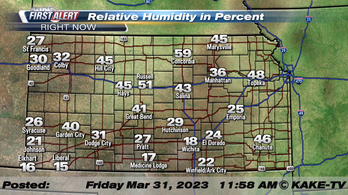 KAKE News on Twitter "RT FrankWaughKAKE The wind is now topping 40mph in Wichita and the