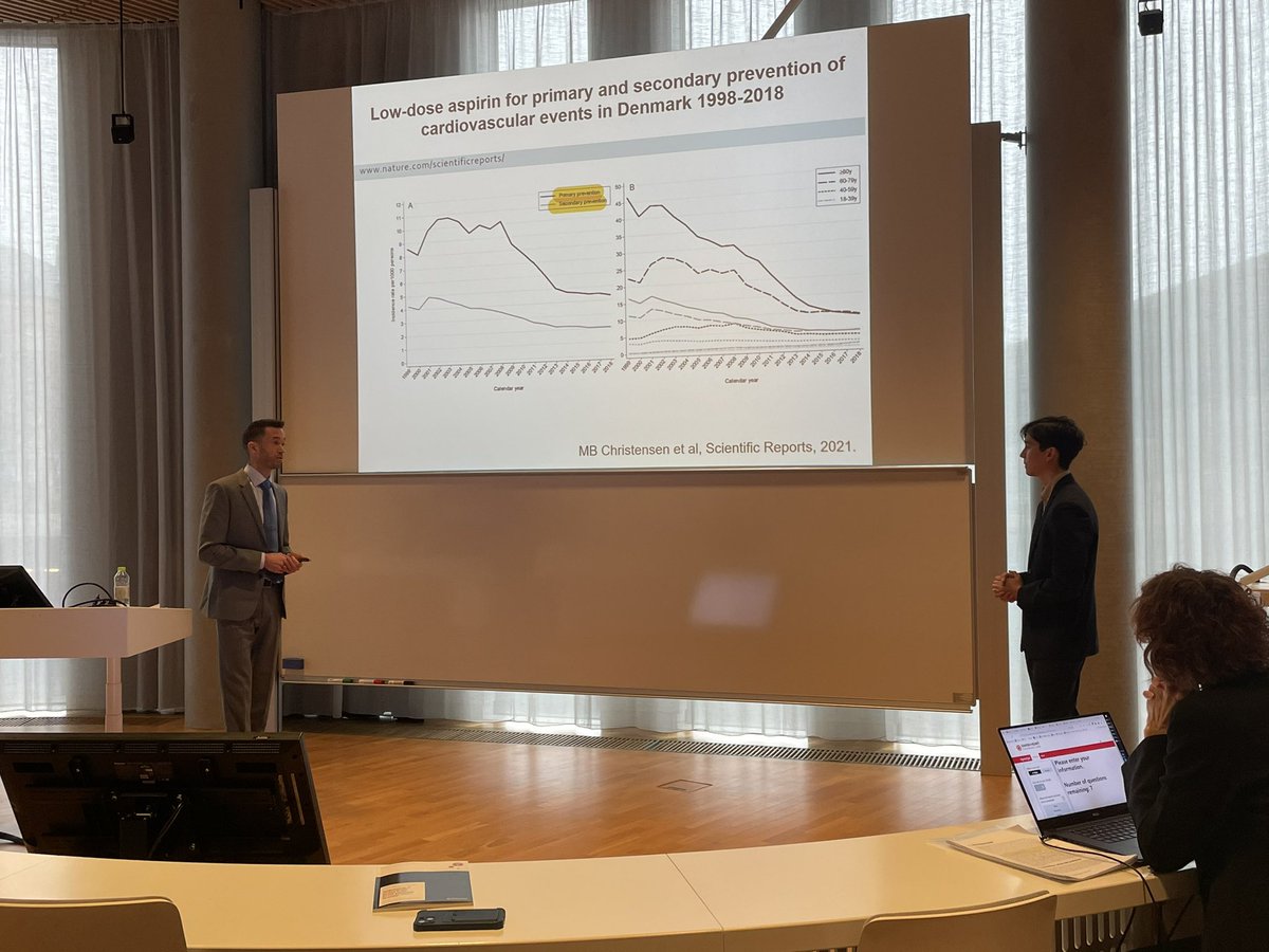 M. El-Chouli (@m_chouli) on Twitter photo Temporal trends in incidence and prognosis of #myocardialinfarction and risk prediction in #CVD in this PhD-defence by the naturally talented @DanielMolager from @Hjerteforening. What a pleasure to behold!
<a href="/CopCard/">Copenhagen Cardiovascular Research Center</a> #rstats #riskprediction #colliderbias Temporal trends in incidence and prognosis of #myocardialinfarction and risk prediction in #CVD in this PhD-defence by the naturally talented @DanielMolager from @Hjerteforening. What a pleasure to behold!
<a href="/CopCard/">Copenhagen Cardiovascular Research Center</a> #rstats #riskprediction #colliderbias