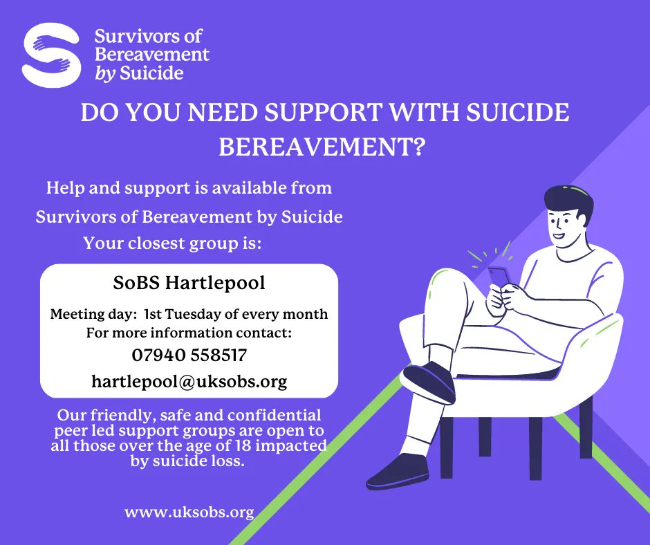 Survivors of Bereavement by Suicide tweet media