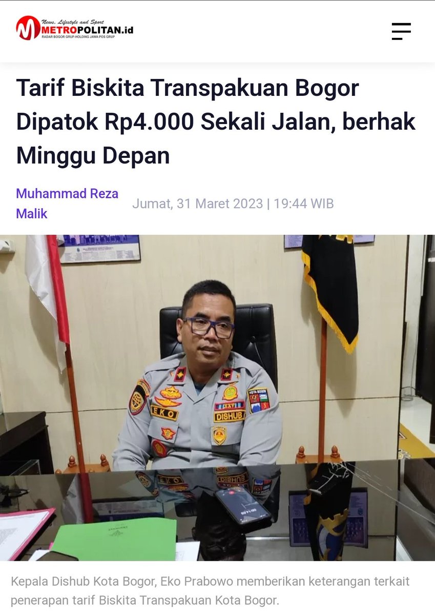 BREAKING NEWS!!!

Transpakuan Biskita mulai menetapkan tarif layanan sekali jalan sebesar 4rb rupiah, berlaku mulai Minggu depan. 

Wdyt Daks?