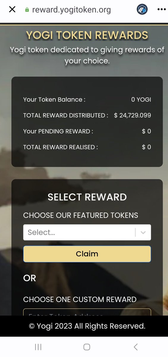 $YOGI #ETH launch is today @ 9pm UTC.

You have ~2 hrs left to get your WL spot by getting .75%/750k tokens on #Yogi #arbitrum.  

Almost 25k in Choose your own Arbitrum rewards given.  The Eth Reward Dapp released at launch (maybe you want to earn #shib) t.me/YogiToken