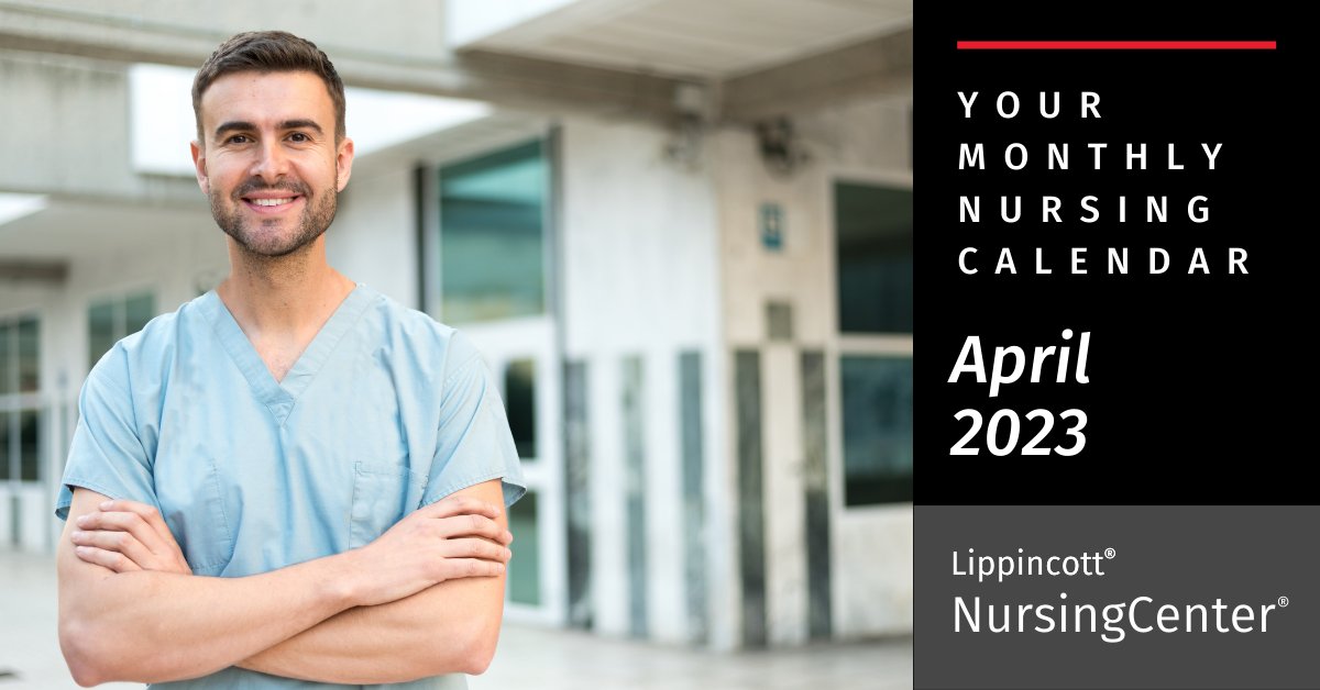 NursingCenter's tweet image. It's time to get ready for April! Here's a look at what's coming up: ow.ly/8uKR50NwgU7

#OHNWeek
#WOCNurseWeek
#TransplantNursesWeek
#IBSAwarenessMonth
#CelebrateDifferences
#DonateLife
#HealthForAll
#WHO75
#VaccinesWork