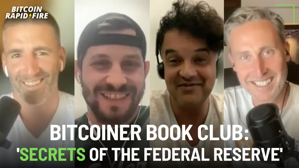 johnkvallis's tweet photo. Bitcoiner Book Club: 'Secrets of the Federal Reserve' (Eustace Mullins, 1952)

@raypaxful @PrinceySOV &amp; @_hartzler join me to discuss.

There is so much to cover in this book, &amp; many potential approaches to it. We ended up focussing most on 'motivations'.

https://t.co/Uhvxp1HbUO https://t.co/0yqKRv3vGd