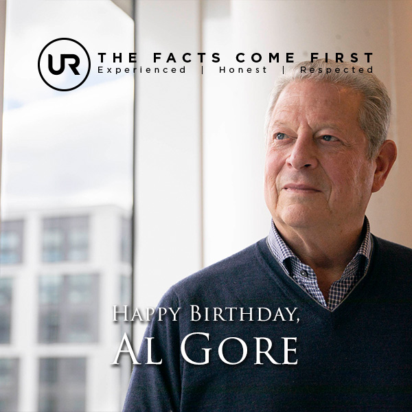 Happy Birthday, Al Gore (March 31, 1948)!  