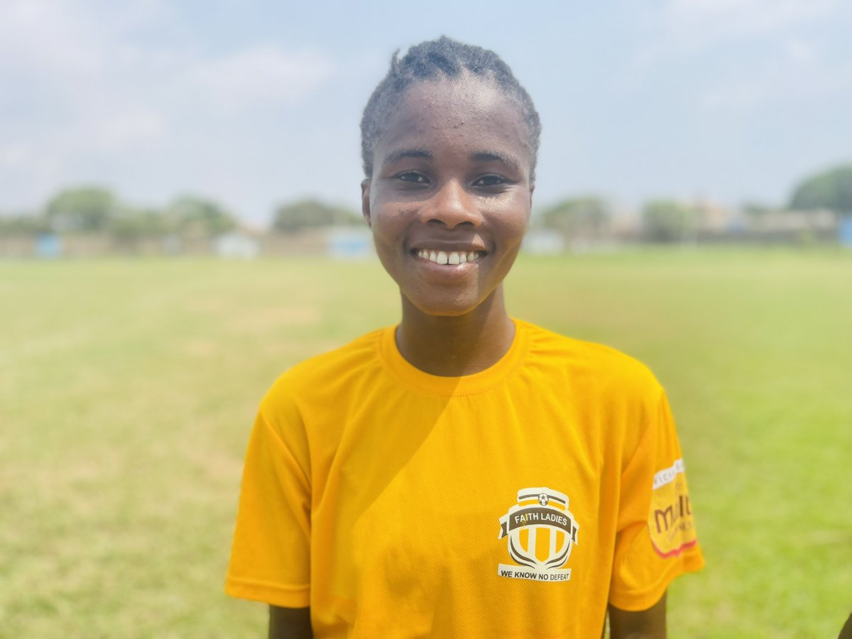 FaithLadiesWFC's tweet photo. Woman of the Match 
Maafia Nyame of Faithladies 
Score Police ladies back to back 2 goals away 2 goals home
Congratulations  #MN20🌗🌗🌗 https://t.co/hFfqxNVcoM