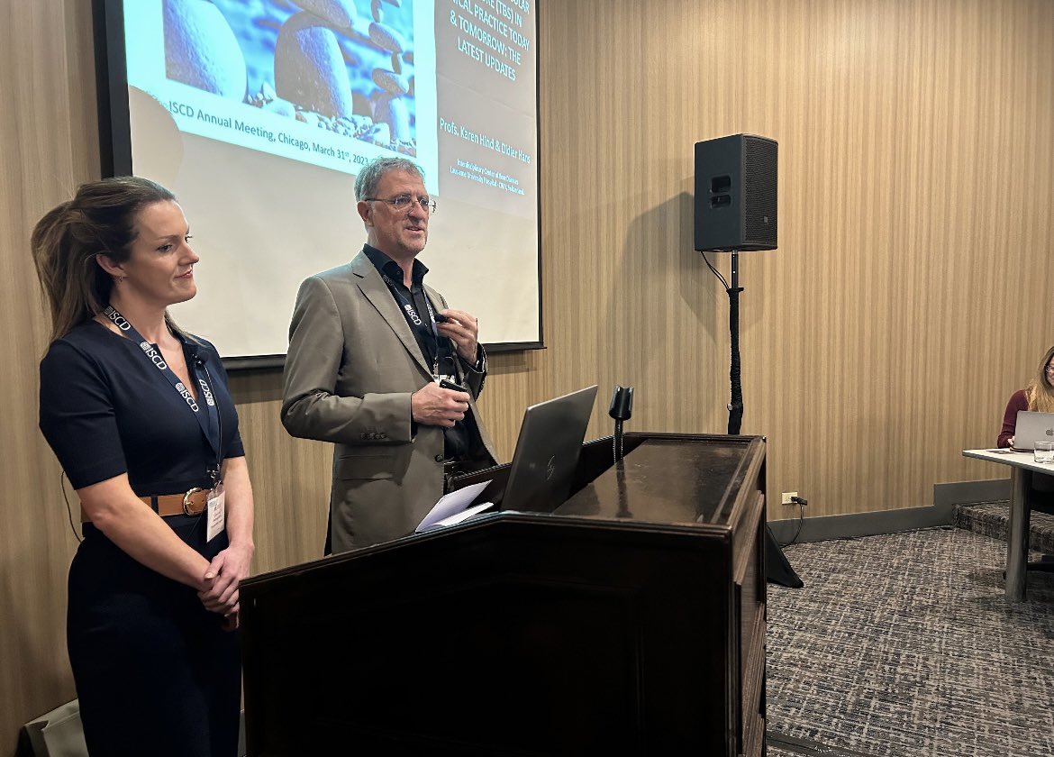 medimaps_group's tweet photo. ✅Day 4 at #ISCD Annual Meeting 2023
Our Product Theater has started at the #ISCD 2023!
💡Prof. Didier Hans and @DrKarenHind are presenting the latest update on the clinical evidence of #TBS
#radiology #osteoporosis #AI #osteopenia #TrabecularBoneScore #ISCD https://t.co/Ojf3Mrqdyd