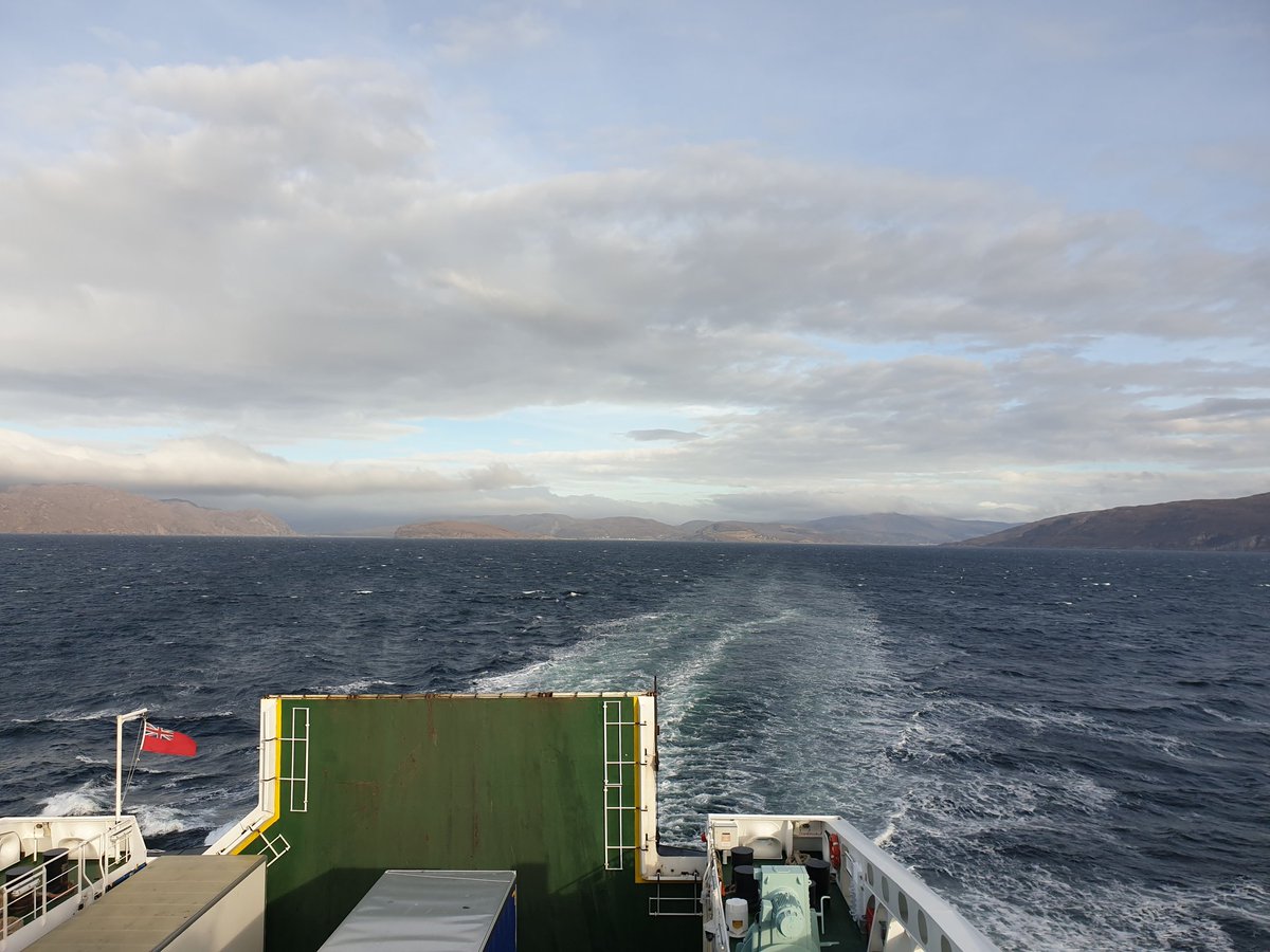 barefootmaths's tweet photo. I enjoy going to scientific meeting and conferences and I am so hyped up from all of the exciting new ideas.

But I experience an incredible sense of calm washing over me every time I leave the mainland behind and head towards Isle of Lewis. https://t.co/RNGgvFZr7s