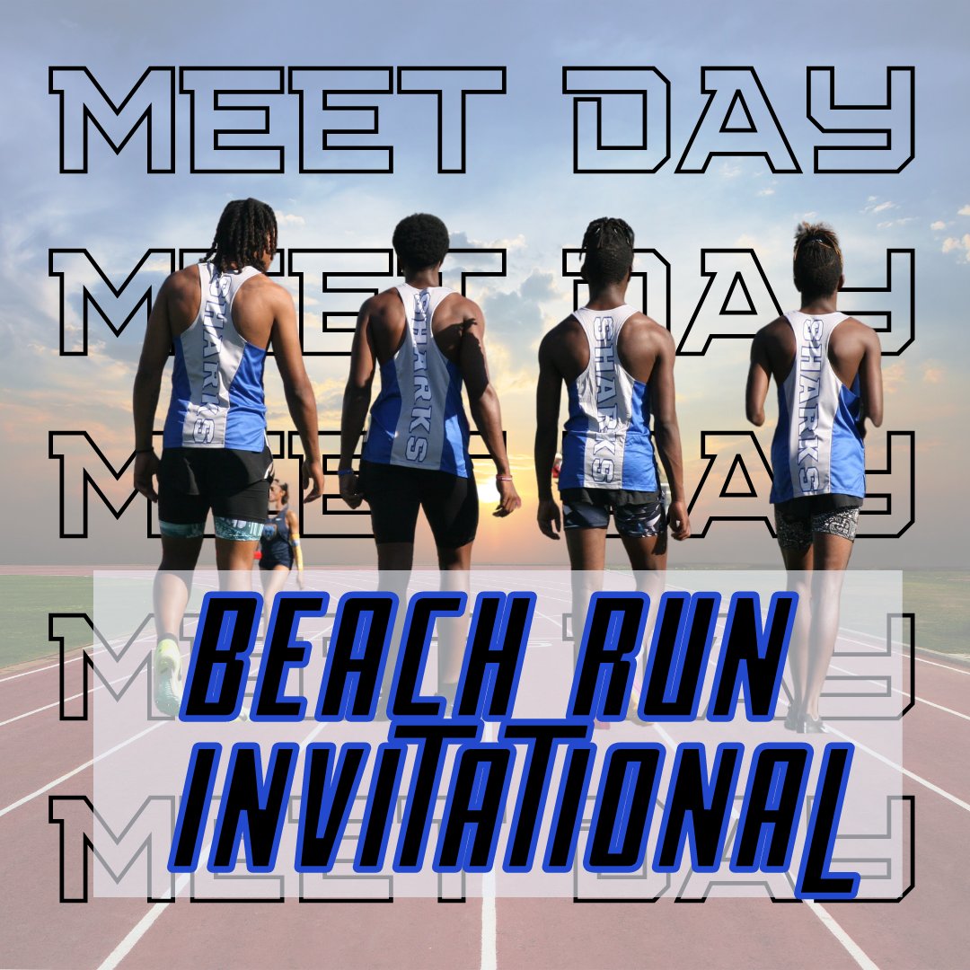 CoachScheuer's tweet photo. Sharks Travel to the Beach Run Invitational today and tomorrow. Time to show what we are made of. #SharksTrack @MarkeyFaulkner @IssiahBrown24 @KiRondre @St_James_Sharks https://t.co/gOkD59SX1i