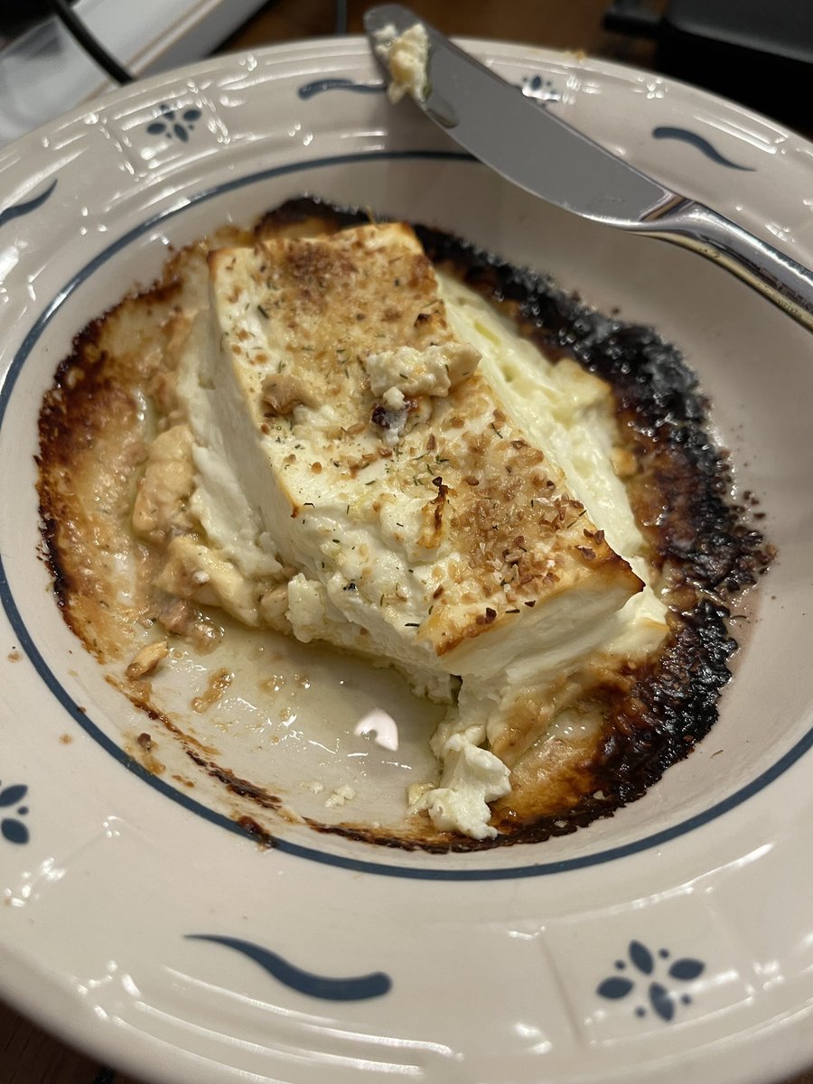 TrimpeChristine's tweet image. 2/2 2nd—have you ever baked feta? My DD25 picked up this life hack when she was in Greece recently ‼️ #sugarfreed #ketokitchen