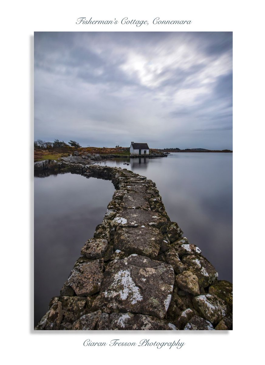 ctresson's tweet photo. Fisherman's Cottage in Screebe in Connemara. I was hoping to get a nice colourful sunset shot but as it turns out, this moody atmospheric one is far better than I could've hoped for https://t.co/mYErmIblsw