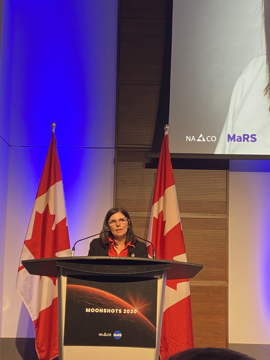Great to speak at the Moonshots 2023 event hosted by National Angel Capital Organization and MaRS yesterday! Innovators and entrepreneurs supported by these organizations contribute to our economy. As they dream big they create clean jobs for the future.