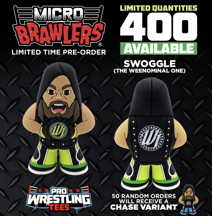 PWTees's tweet photo. On sale now!!!! @dylanpostl AJswoggle Micro Brawler!!! https://t.co/k7Iy6Hs8nQ
#microbrawlers #swoggle https://t.co/hAoE8TUI34
