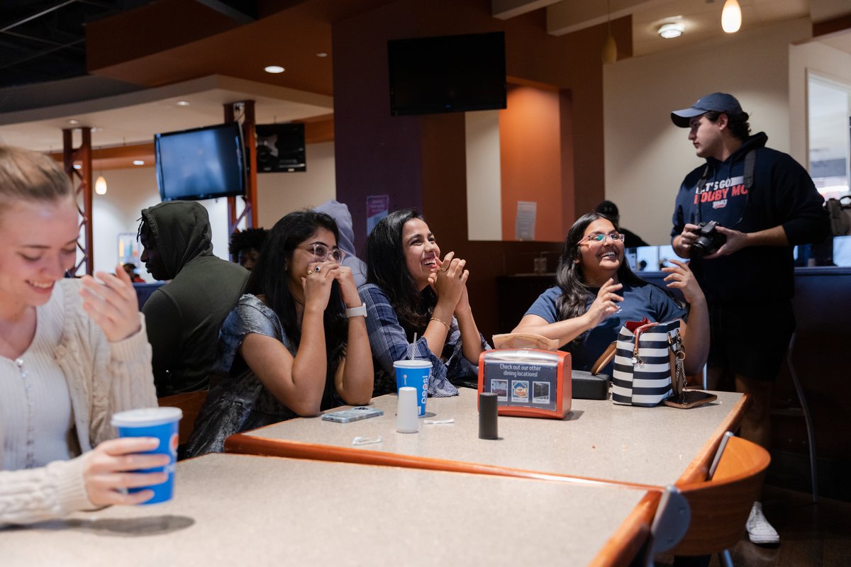 RMU's tweet photo. Wednesday night, the Center for Global Engagement hosted a "Global Karneval" in the Cafe! 🌎 🎉

The event celebrated the diversity of cultures at RMU with a wide variety of international foods and dance routines! 😋 💃 https://t.co/OxhlxDC0BP