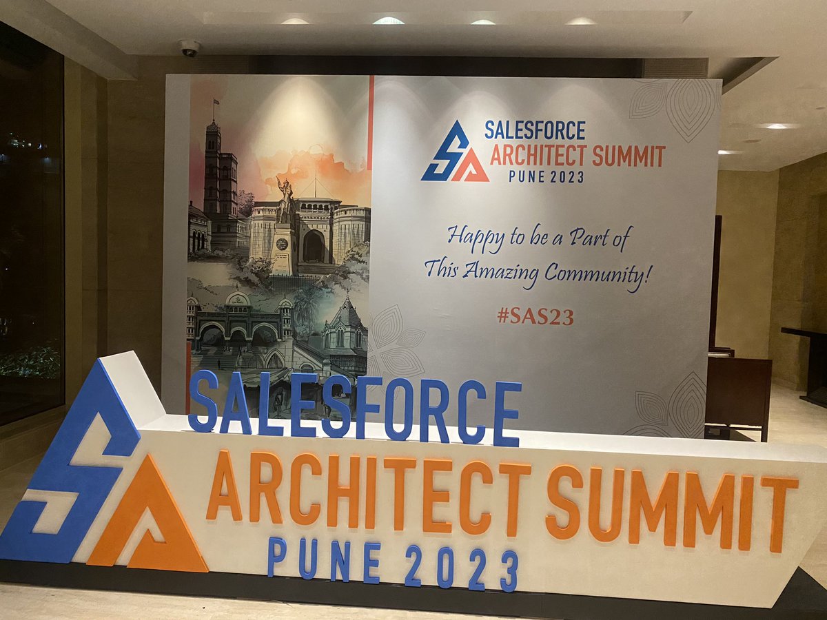 gauravkheterpal's tweet image. Calm before the storm at @SFArchSummit venue - your mind will be blown tomorrow with the awesome attendee experience the organisers &amp;amp; volunteers are putting together! So much hard work, so much passion💙

Less than T-12 hours to showtime!🙌🏻

#SAS23 #sfarchsummit23 #Salesforce
