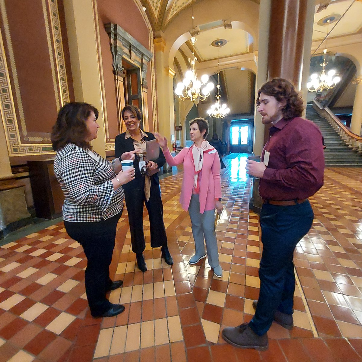 Community Foundation leaders from across the state came together on Wednesday to host a legislative breakfast at the capitol to discuss strengthening and growing philanthropy in Iowa with our legislators.