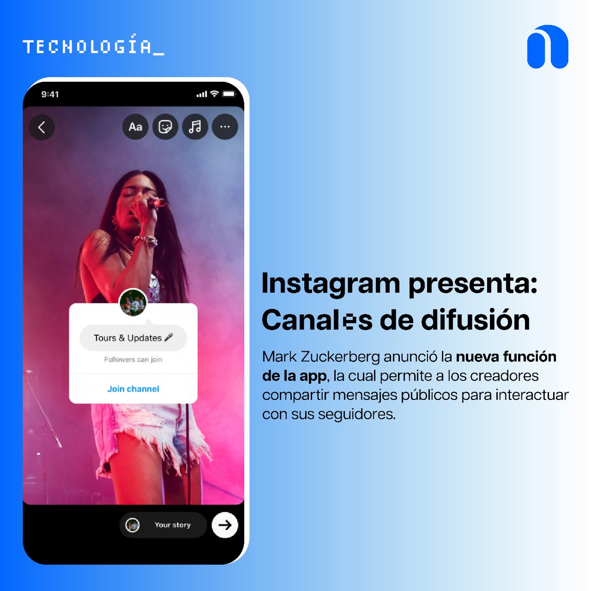 NICMX's tweet image. Instagram presento su nueva función de canales. ¿Crees que mejore la interacción dentro de la plataforma? 🤔💬✅

#instagram #canalesinstagram #creadoresdecontenido #interaccion #seguidores #instagramnews #noticiasderedessociales #noticiasinstagram #novedadesinstagram