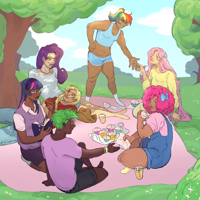 happy #TransDayOfVisibility everyone!!  I love being trans and drawing trans people 