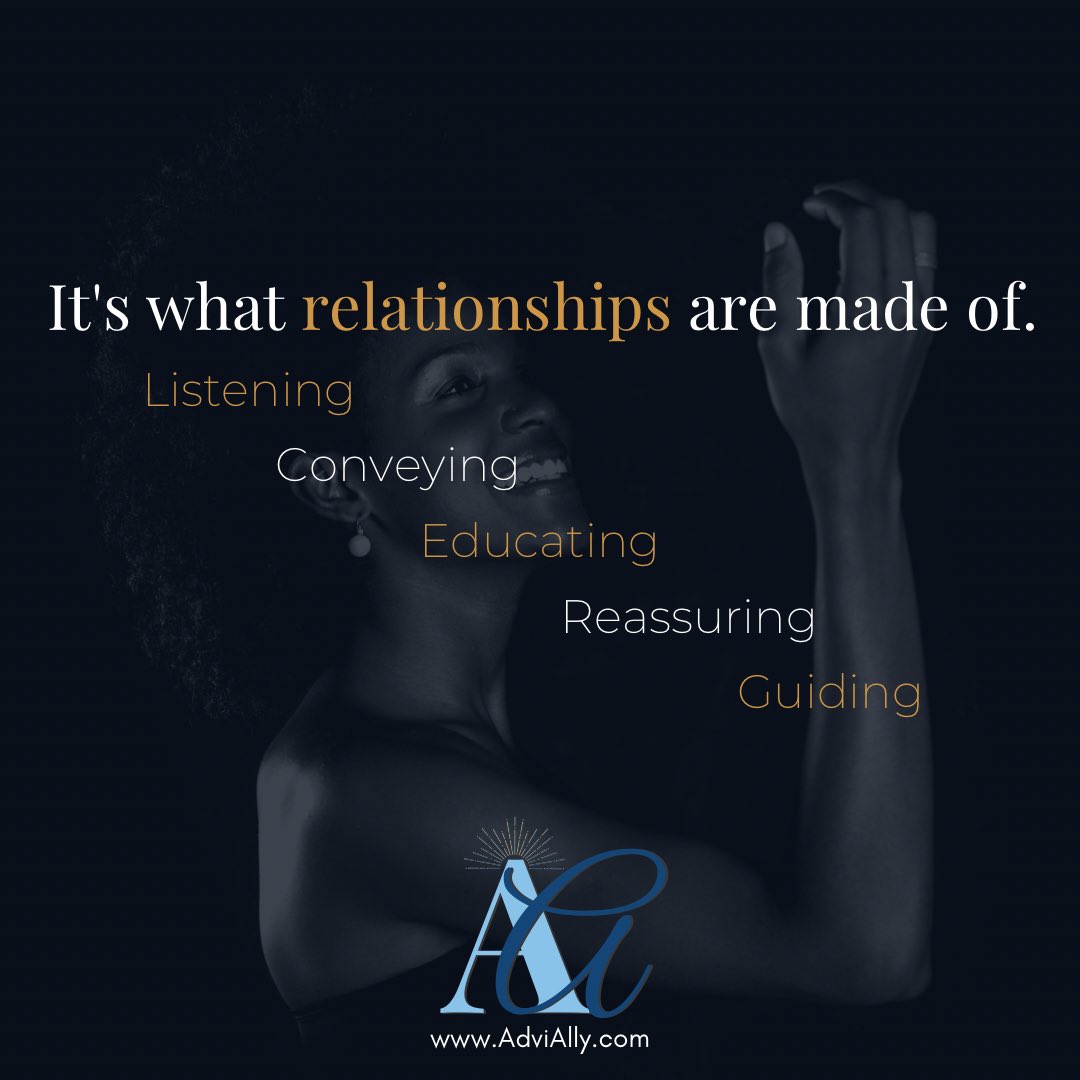 "Building trust and loyalty starts with addressing clients' fears and concerns." With AdviAlly, you can build lasting relationships that benefit everyone involved. Help your clients feel confident about their financial future.

bit.ly/3Kj7WK6 #wealthtech #crm