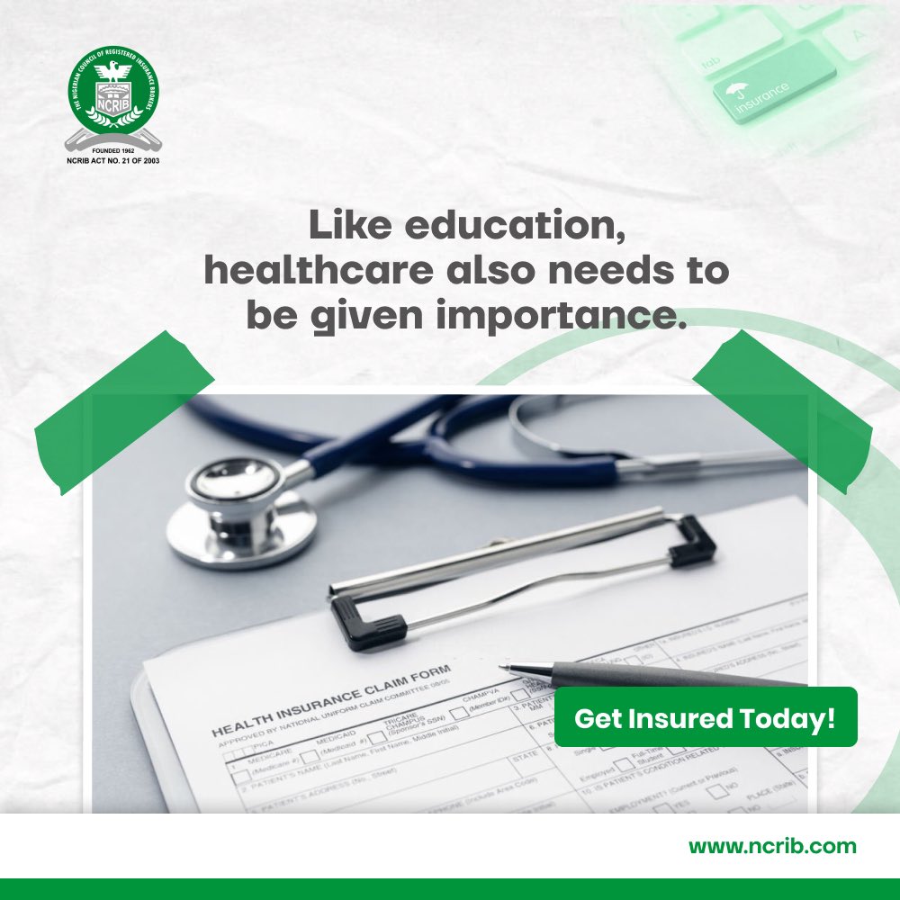 We need to consciously improve on the value we place on our healthcare. Remember health is wealth. #insuranceinnigeria #insurance #nigeria #nigeriainsurance #nigeriandigitalmarketer #globalbrand