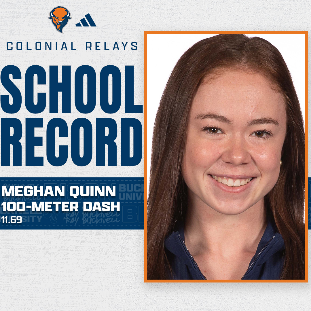 Bucknell_TFXC's tweet photo. Quinn adds another memento to her illustrious Bucknell career. 

She is your new 100-Meter Dash record holder! 

#rayBucknell https://t.co/VnWbadmlAM