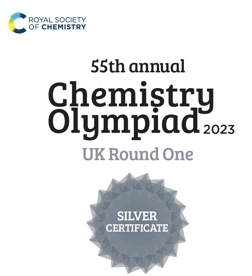 Mr_Stopford's tweet photo. My second year prepping students for the chemistry Olympiad. So proud of my year 13, he worked really hard in our prep-sessions this year and has come out with a Silver certificate. @UK_IChO @gateacrephysics @GateacreSchool #CHEMISTRY #IChO https://t.co/qWVeTFncFn