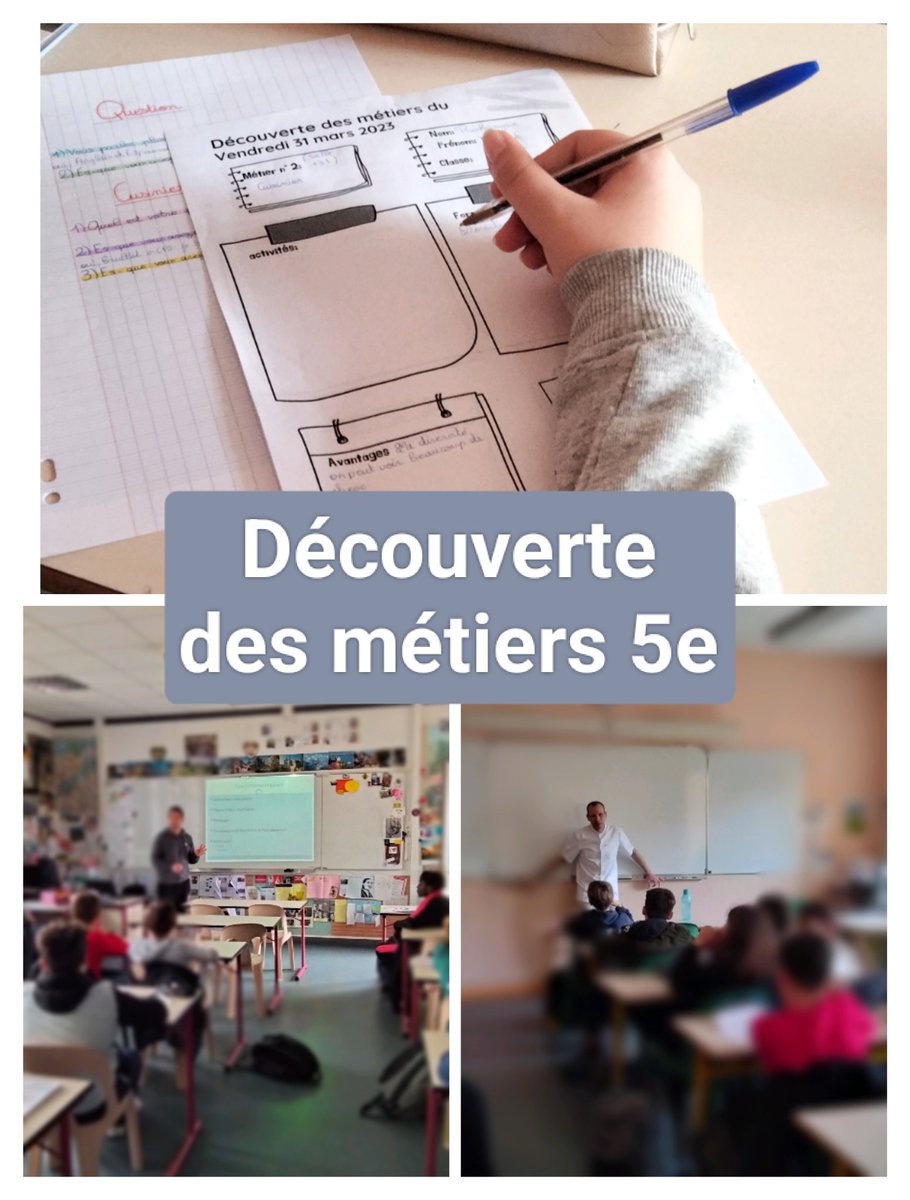 MathVrignault's tweet photo. #parcoursavenir Au collège Fontanes, les professionnels et parents d'élèves se mobilisent pour présenter leur métier aux élèves de 5e. Une après-midi particulière. #decouvertedesmetiers #experimentation https://t.co/1BEqTCFANX