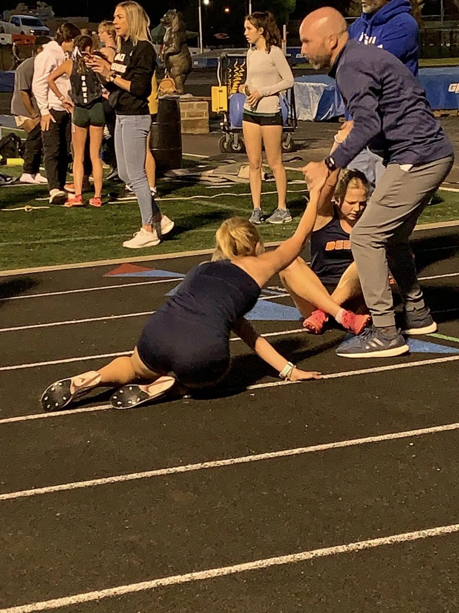 Great first day at the Scott Hartman Invite! Morgan Page ran 61.07 in the 400,<a href="/TristanGould16/">Tristan Gould</a> led four Bucs under 4:30 in the 1600,<a href="/Olivia21228957/">Olivia</a> led three Bucs under 12:00 in the 3200 (and some had to be peeled off the track) and <a href="/NoahWatson05/">Noah Watson</a> ran an explosive 11.25 in the 100.