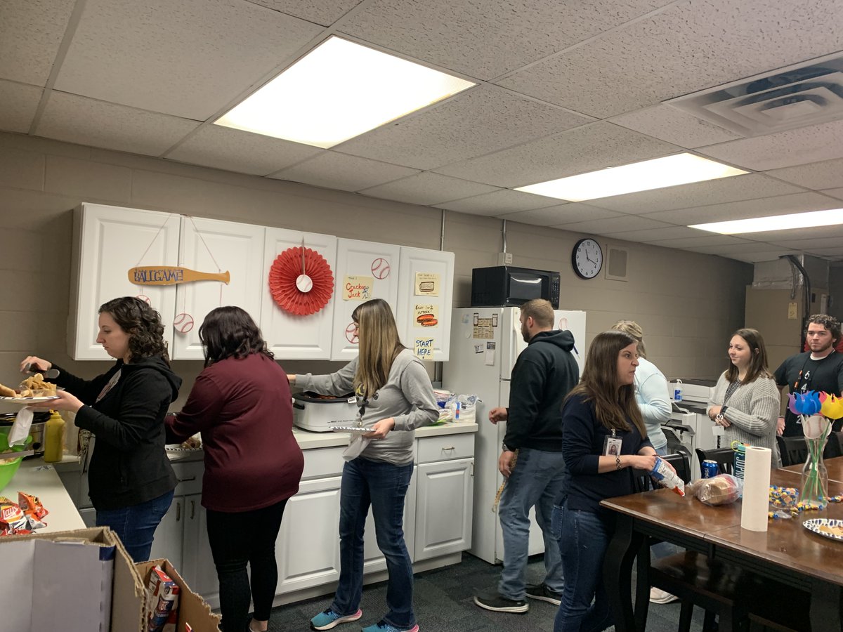 A huge thank you to the Sunshine Committee for the baseball themed lunch today to celebrate opening day for the Mud Hens!