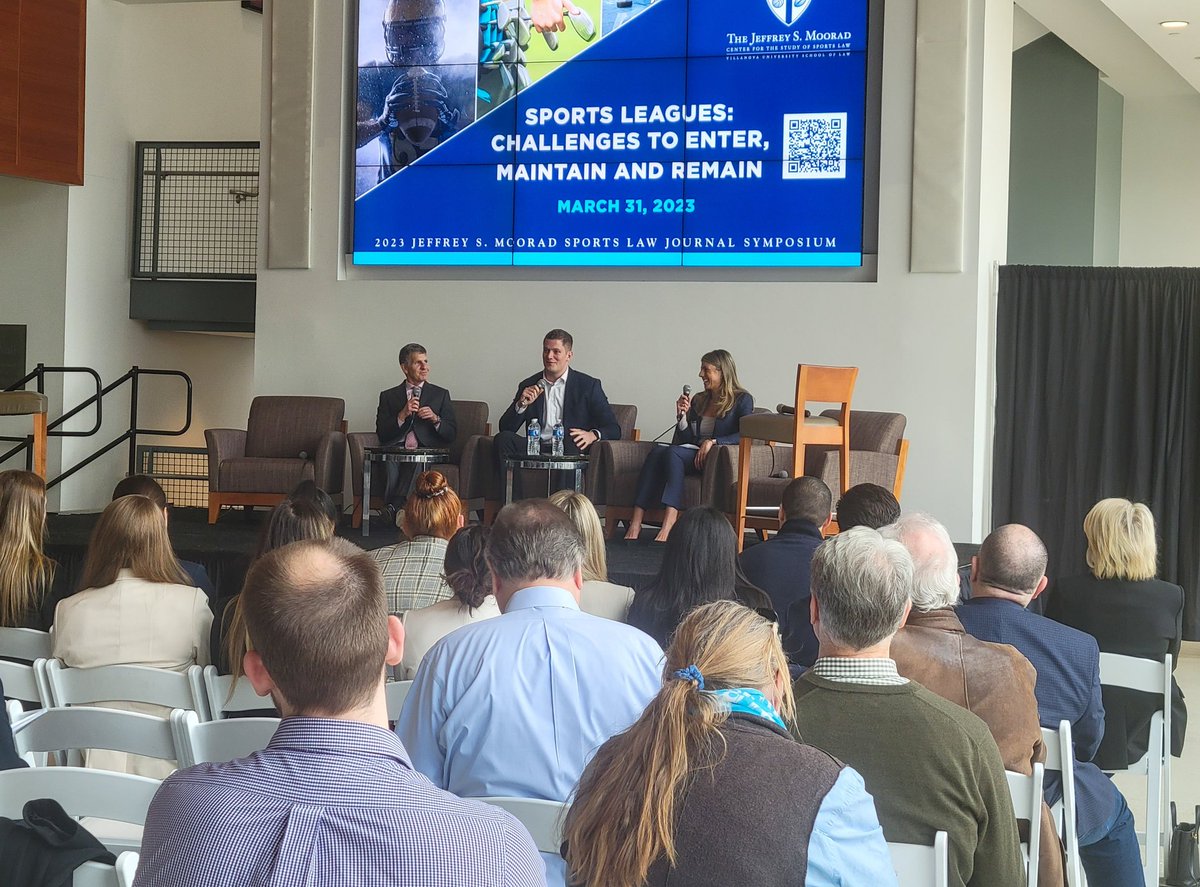 Starting off the 2023 #MooradSymposium lineup, 7-year <a href="/NFL/">NFL</a> veteran and first LGBTQ+ NFL player #CarlNassib of the <a href="/Buccaneers/">Tampa Bay Buccaneers</a> sits down for a Q&amp;A with <a href="/andrewbrandt/">Andrew Brandt</a>, Executive Director of <a href="/MooradSportsLaw/">Moorad Sports Law</a> &amp; #VillanovaLaw student Grace Polisano '23