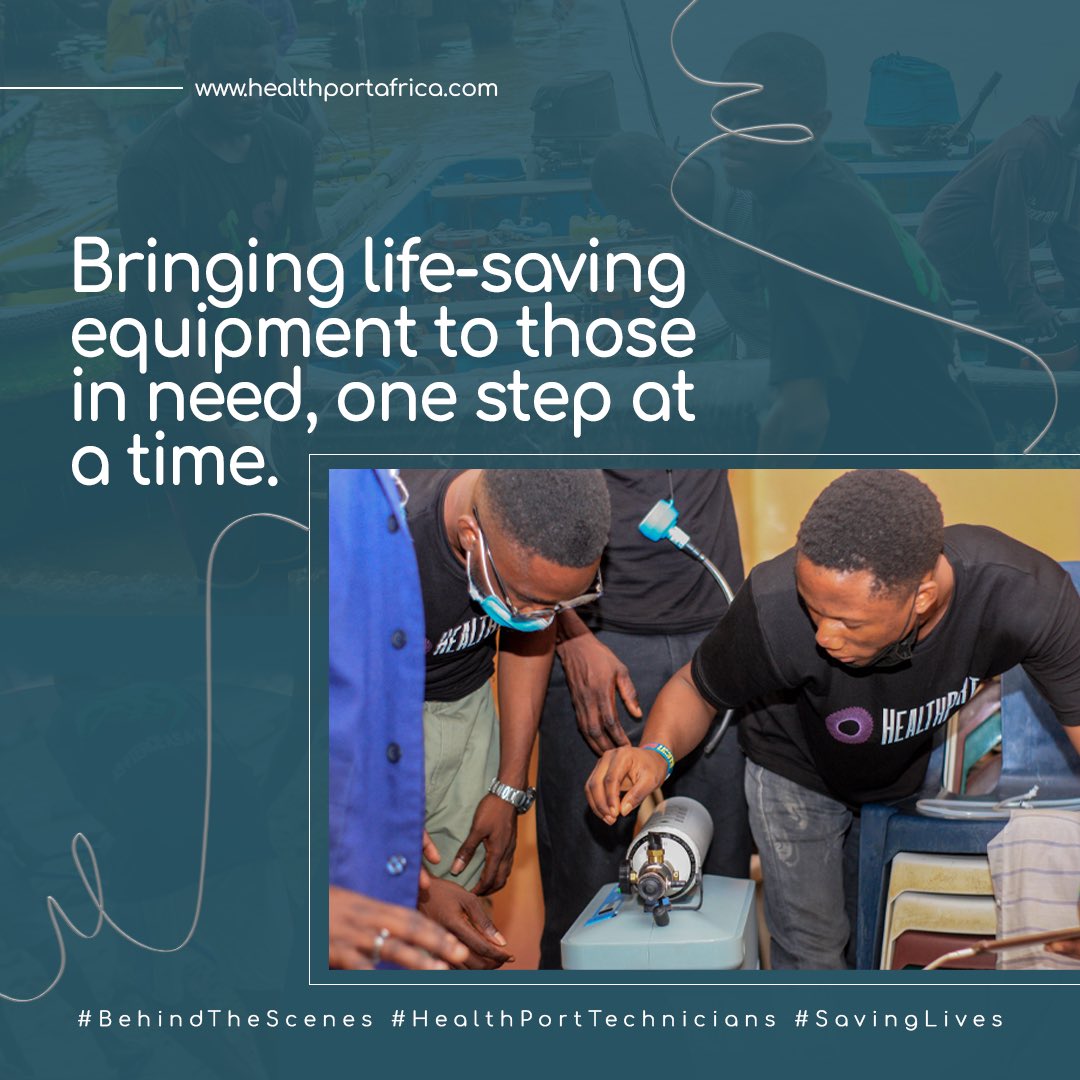 Bringing life-saving equipment to those in need, one step at a time.

#healthportnigeria #healthportafrica #medicaloxygenaccess