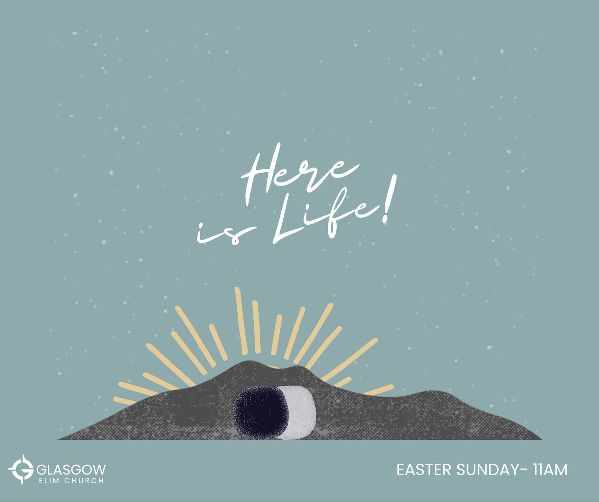 EASTER AT GLASGOW ELIM

Good Friday- 7pm- Here is Love!

An evening of worship, communion, and thanksgiving!

Easter Sunday -11am- Here is Life!

A morning of all-out celebration, dedications, and baptisms!
