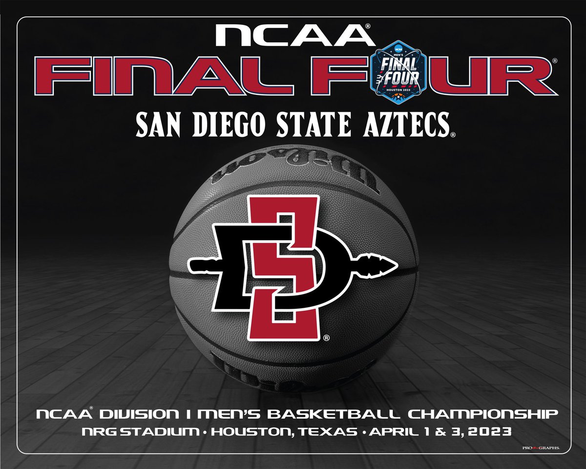 ProGraphs's tweet photo. We want to congratulate San Diego State on making the final four!We are now selling San Diego State 8x10s https://t.co/i7WWUGWyEu and 24x36 Men's Basketball final four poster!https://t.co/qYSnB3OyCT #Sandiegostatemensbasketball #MarchMadness #sandiegostateaztecs #finalfour https://t.co/diB9Vxxu5a
