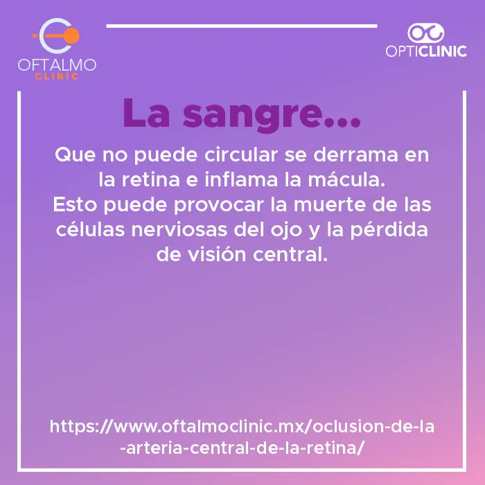 AVisionMetepec's tweet photo. ¿Sabes qué es la Oclusión de la Arteria Central de la Retina?🧐
Infórmate acerca de lo que este problema representa visitando nuestro blog en                                                                                  
🌐https://t.co/zR78ySuEWN

#YoSoyOftalmoclinic https://t.co/STJeRzrcDv