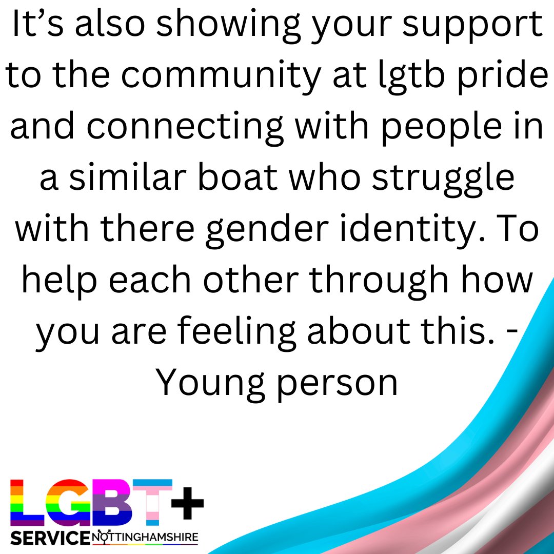 LGBTplusNotts's tweet image. Celebrating Trans* Day of Visibility means that we are able to celebrate Trans* individuals and raise awareness of discrimination face by Trans* people. Some Trans* young people have chosen to share a few things about what Trans* Day of Visibility means to them.