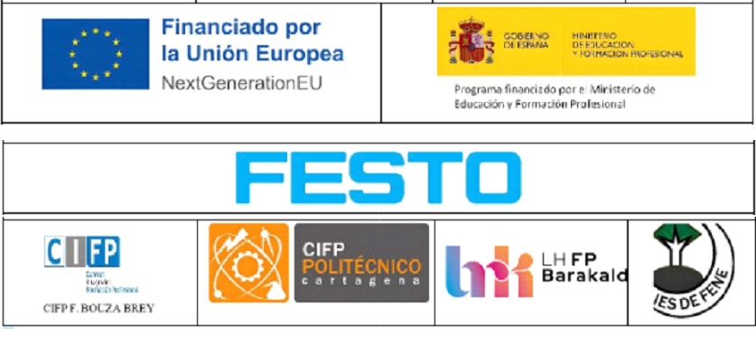 Visita por la formación y puesta en común del proyecto de Robótica Colaborativa y Clasificación de producto con AGV profesorado perteneciente a CIFP Politécnico de Cartagena, CIFP Bouza Brey e IES Fene, así como la empresa Festo. <a href="/fpbarakaldolh/">FP Barakaldo LH</a> @Festo_ES <a href="/educaciongob/">Ministerio de Educación, FP y Deportes</a>