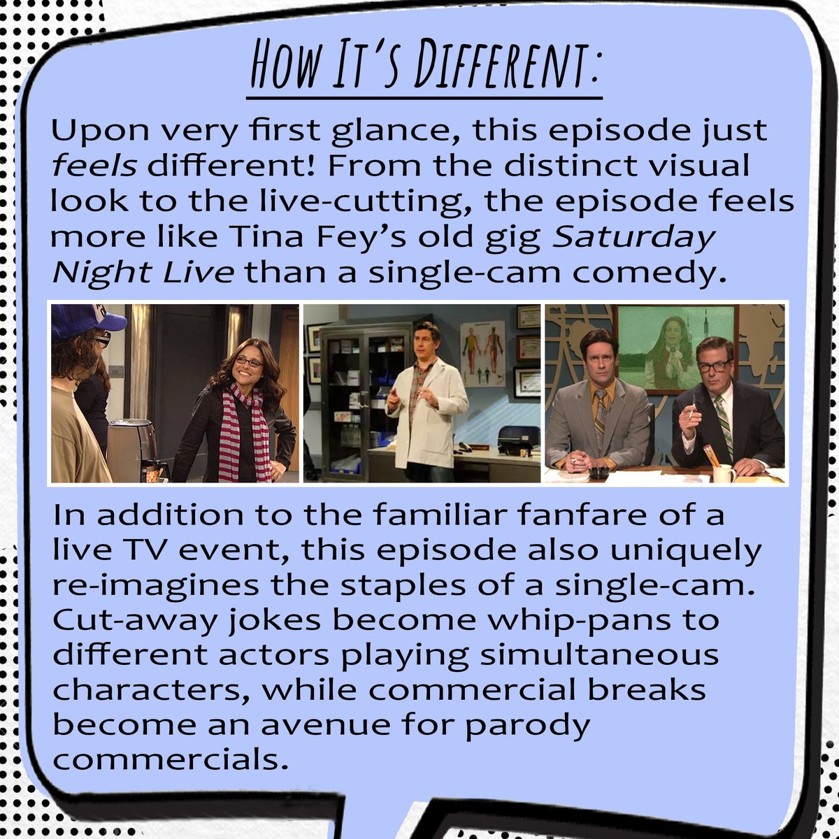 NickWriting's tweet photo. Live from New York it's... 30 Rock?!
 
This classic episode goes full meta with a live show about producing a live show that parodies a real-life live show—but somehow it all makes perfect sense! https://t.co/3Na1OrMqEq