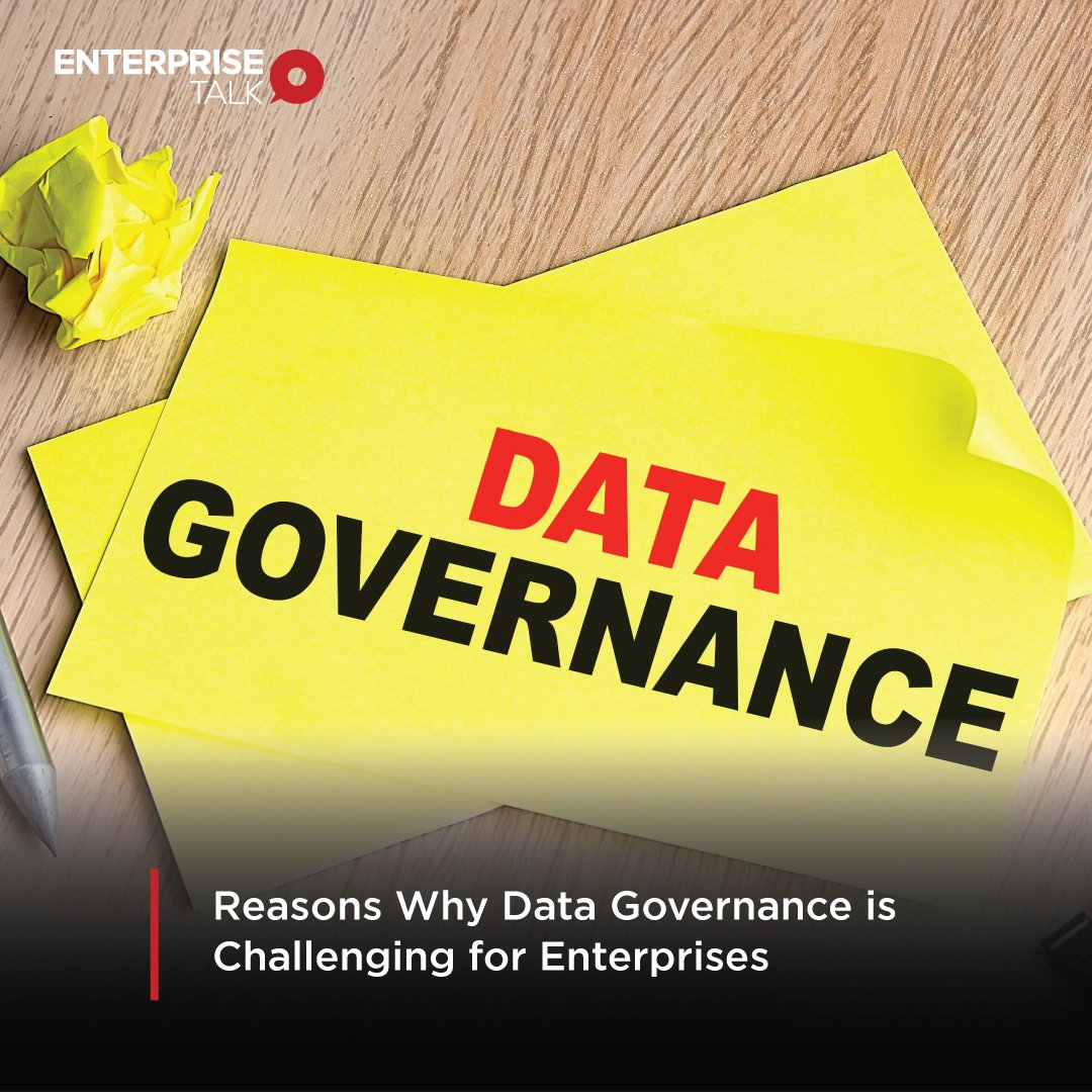 Enterprise_Talk's tweet image. Everyone in an organization has a role to play in #datagovernance processes. Data governance is critical to enterprise operations, but it can be challenging to implement and maintain. 

Read more: entpr.in/3lXkRbk

#DataSiloes #DataManagement #DataOwnership