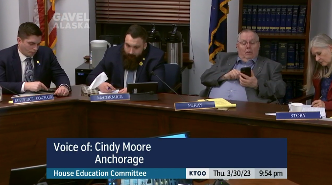 Ah, man, it was option five! 

"I was busy texting." 

#akleg