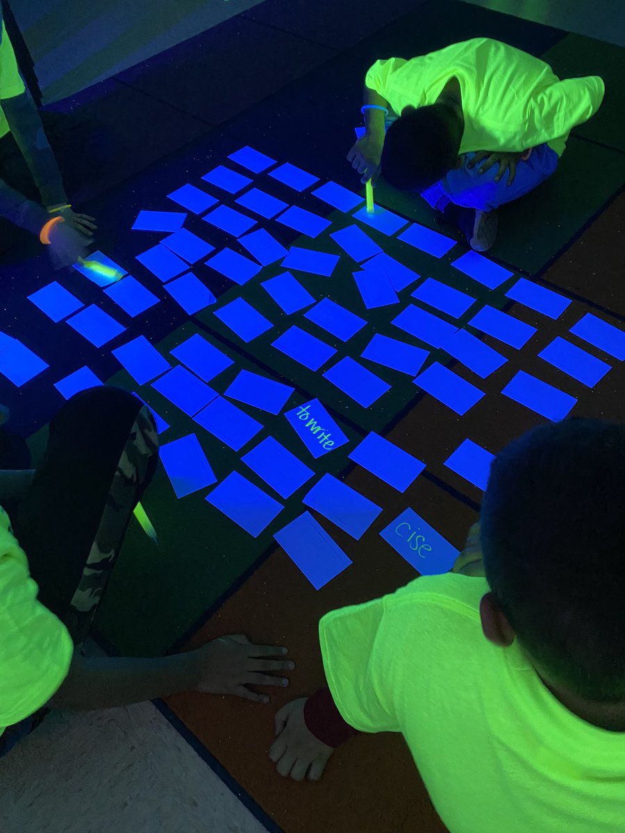 ehmukai's tweet photo. We’re glowing with excitement for Spring Break @BrookfieldES! Fourth graders had an amazing day full of special stations to #highlight their learning! https://t.co/kSNx9jKLGB