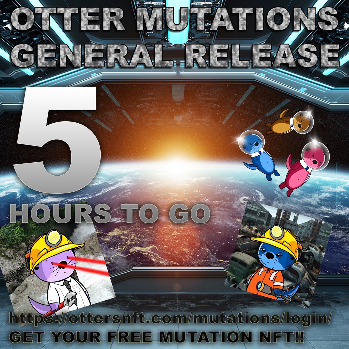 MTV_Otters's tweet photo. β° Nearly Mutating Time β°
Are you all ready
Otter β Magic stone π° An Awesome Mutation π€©
#NFTdrop #FreeNFT #ottermutations #MultiVAC #MTV https://t.co/In8XuGqPcG