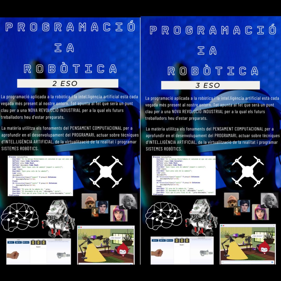 sucrobot's tweet image. Tria per al 23-24! En tenim per a tots els cursos📱💻📡🪫 🦾🤖👾🛰