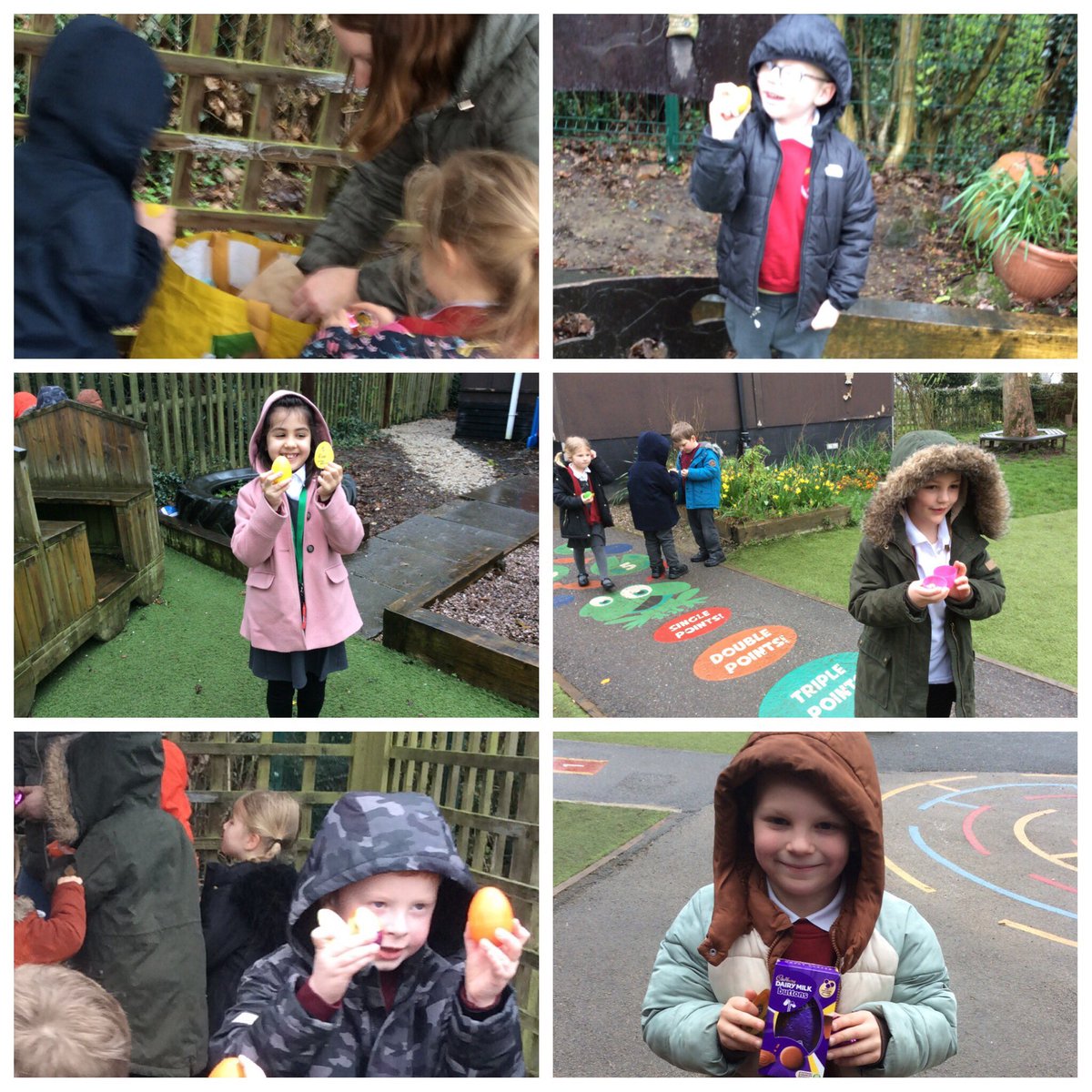 Thank you FONS for organising an Easter Egg hunt for the whole school today. 😋