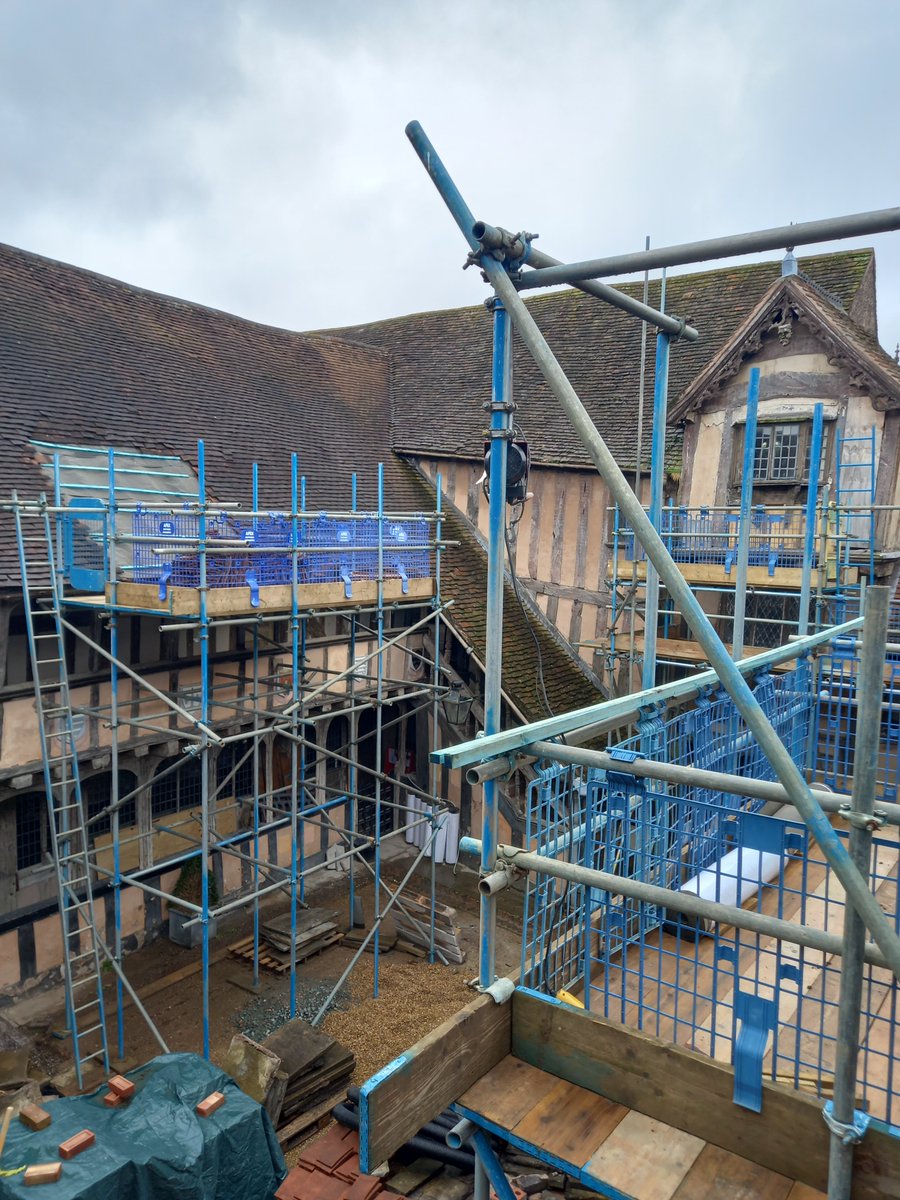 MattAVaughan's tweet photo. Site progress at Lord Leycester @InsallArch https://t.co/ljgms7B43E
