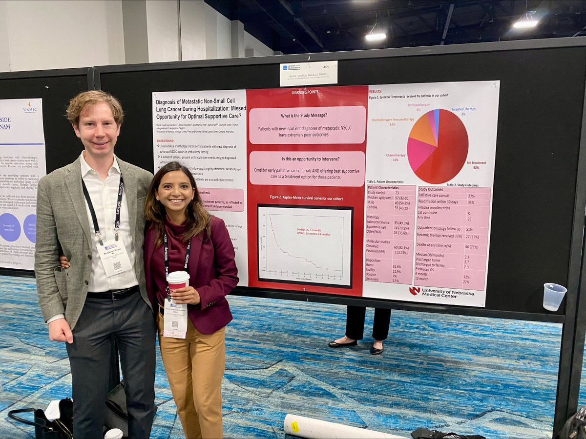 UNMC Heme/Onc division members @sam_asifmd @omarabughanimeh, Dr Ben Teply, @shristiupadhya2 @KateLynnMuir1 and @DrMKesireddy are attending the annual National Comprehensive Cancer Center Network meeting to learn and present their research findings.