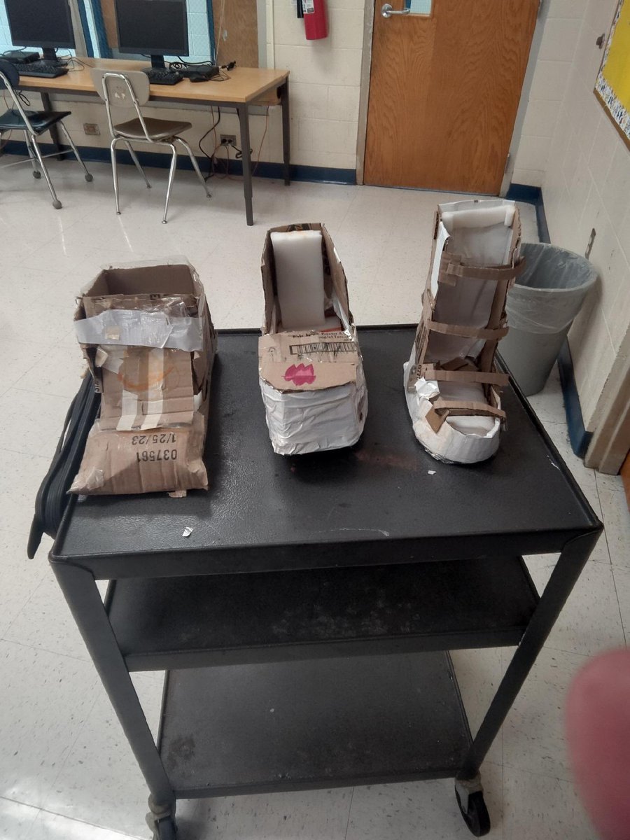 PLTW students “got a kick” out of the foot orthotics challenge!