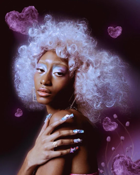 for polyesterzine - photographed &amp; edited by hope glassel, makeup by saintlaurahs, styled by sionanstyle 