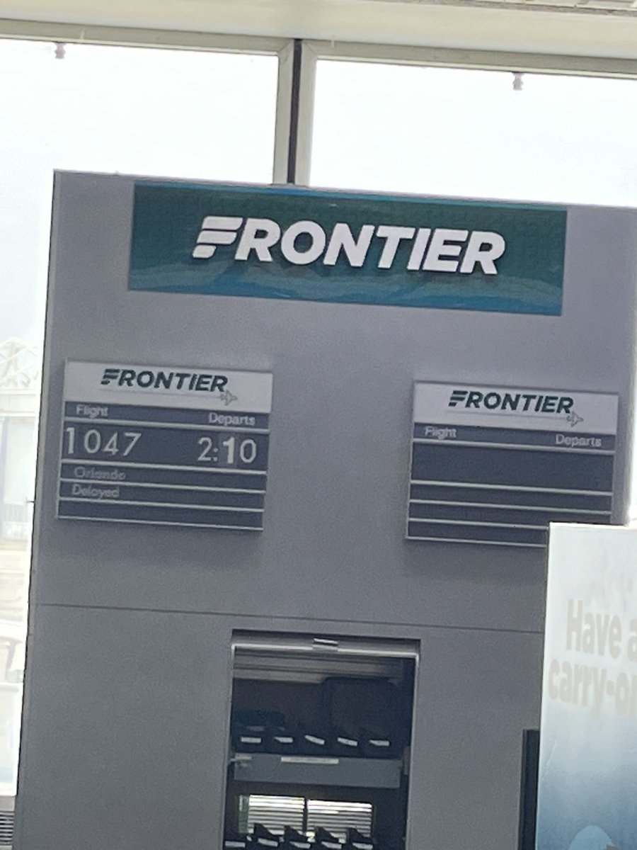 Angel5Jr's tweet image. If it wasn’t for an emergency reason I would have never gotten my flight with @FlyFrontier today. The flight delays &amp;amp; rude customer service never again I don’t see how this is a real airline. I’m sorry @Delta &amp;amp; @AmericanAir I will be back.