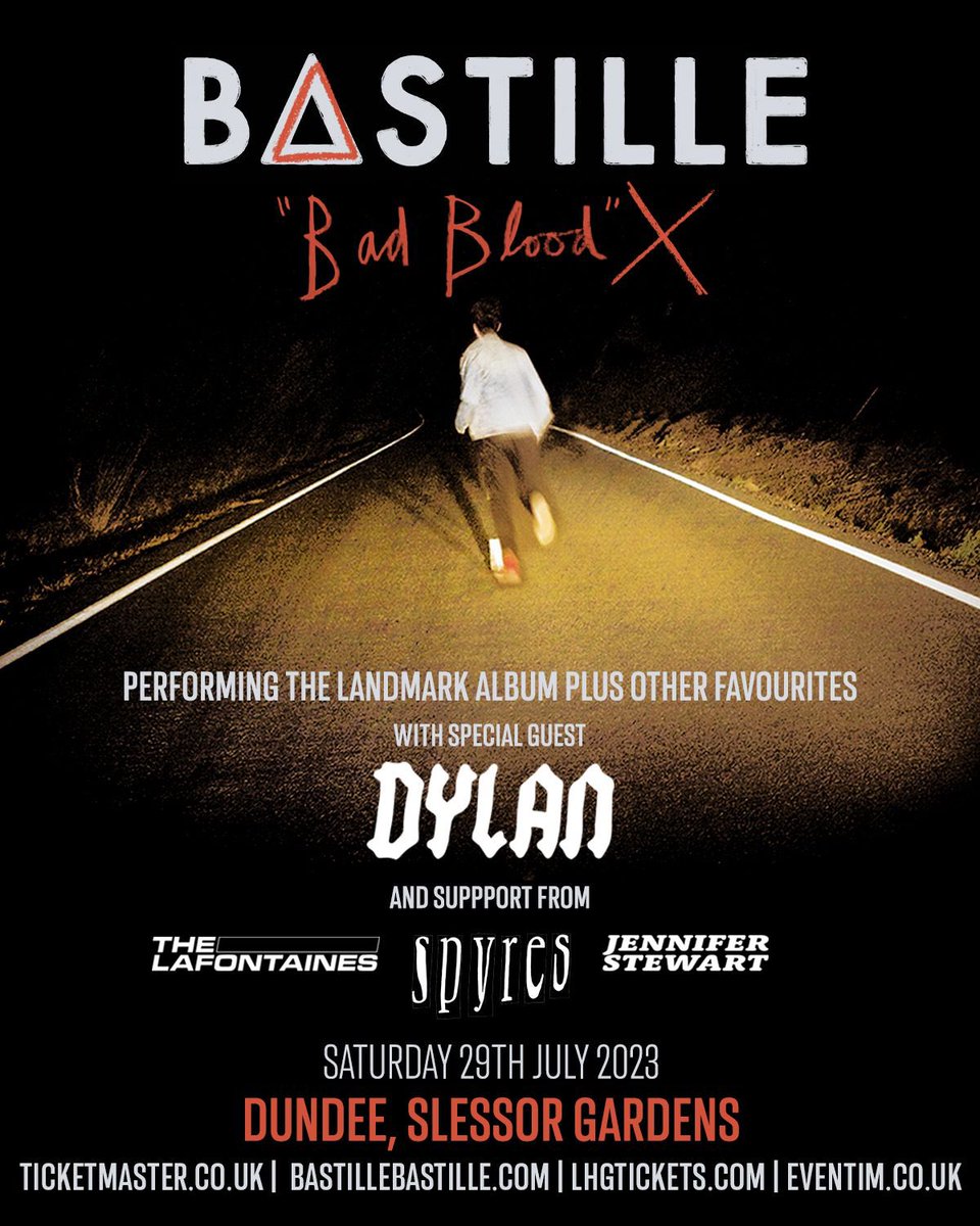 spyr3s's tweet photo. dundee we’re coming for youuuu🍾🪩

so so excited to be supporting bastille at slessor gardens on the 29th of july alongside some other amazing artists ! *ੈ♡‧₊˚:･

this is gonna be huge so better get your tickets before they’re all gone! find them @ https://t.co/rd2bY1jyYx 🎟️ https://t.co/AqpyJBFUeV