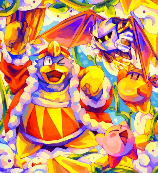 HI im end/don, im transmasc and i make silly, bright paintings of the things i love :]]#TransDayOfVisibility  