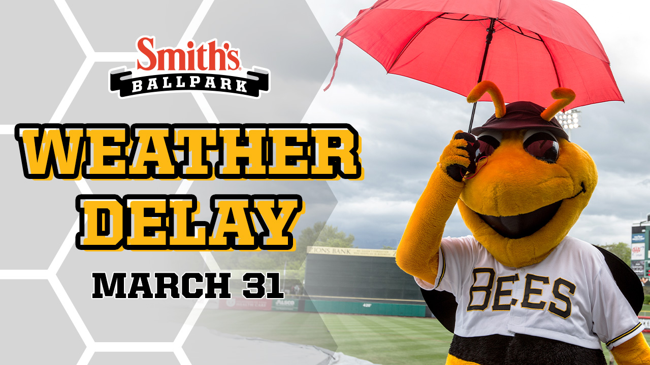 Salt Lake Bees on X: Today's game at Smith's Ballpark will be delayed.  Gates will still open at 12:05. Check back for additional updates.   / X